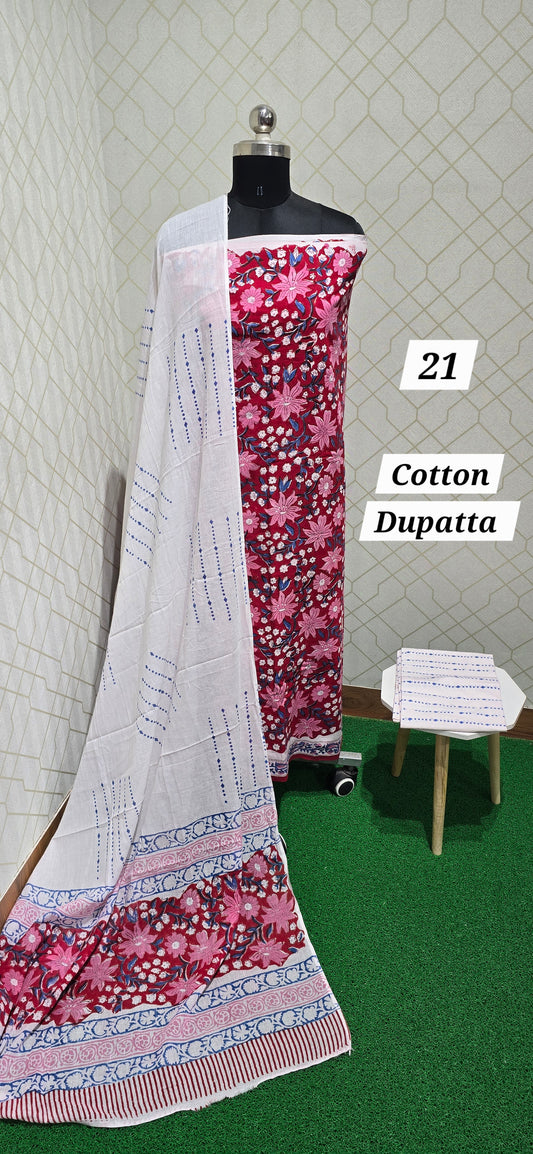 Block Printed Jaipuri Cotton - 21