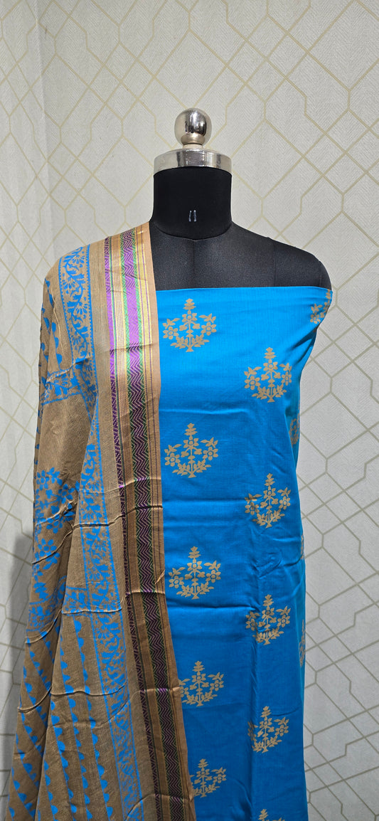 2.5 mtrs Office Wear Cotton Salwar - 02