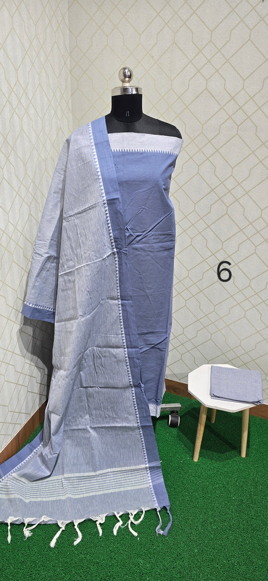 Office wear Handloom Cotton Suits - 06