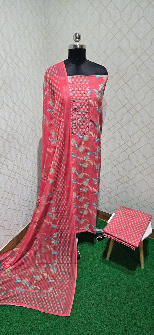 Office Wear Cotton Suit - 04