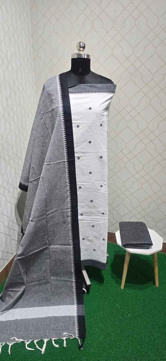 Office wear Handloom Cotton Suits - 01