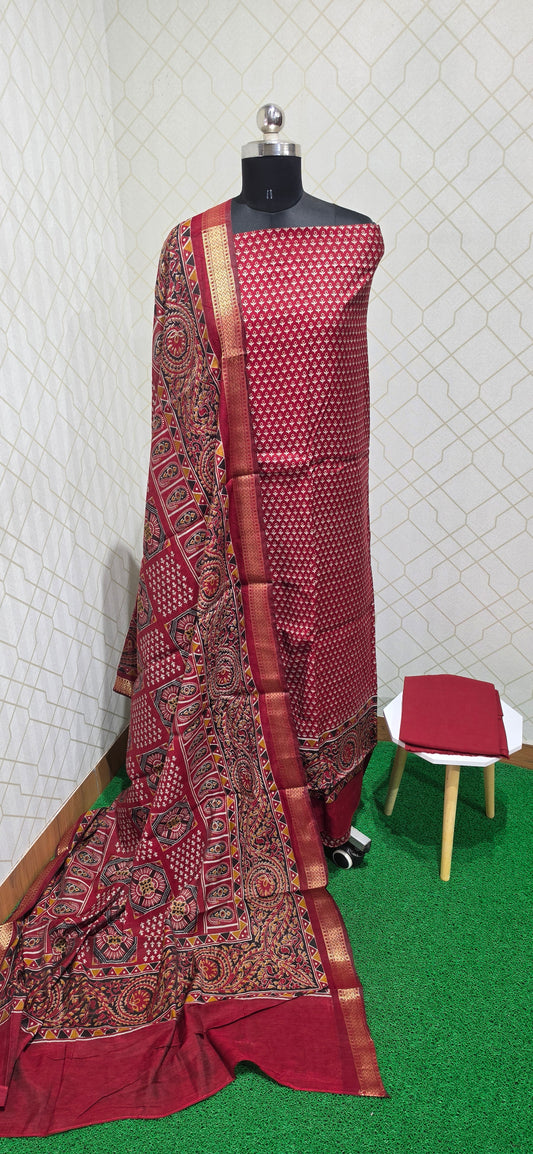 Semi-Maheswari Silk Salwars - SM01