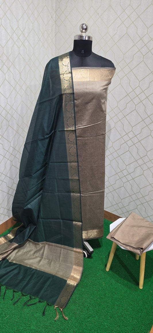 Semi-Maheswari Silk Salwars - SMS04