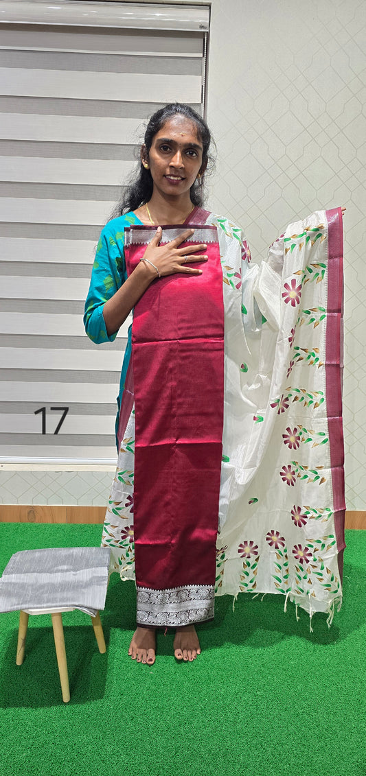 Mangalagiri 3 piece silk - MS17