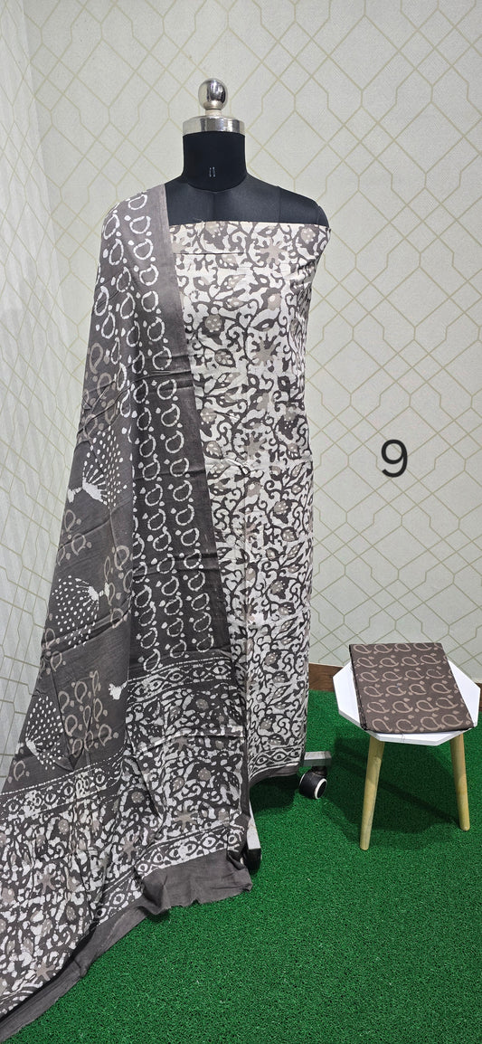 Block Printed Jaipuri Cotton - 09
