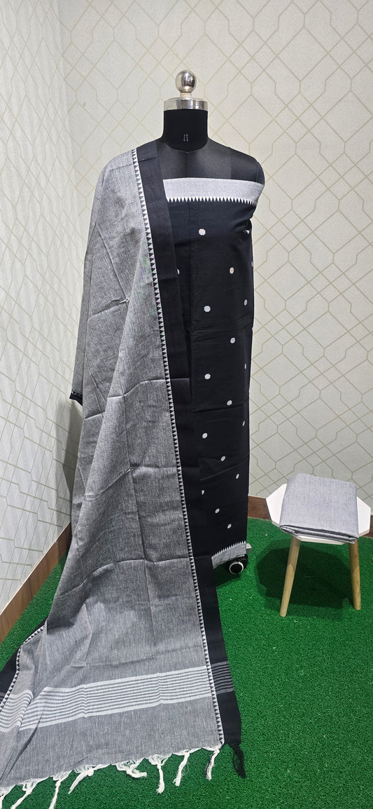Office wear Handloom Cotton Suits - 06
