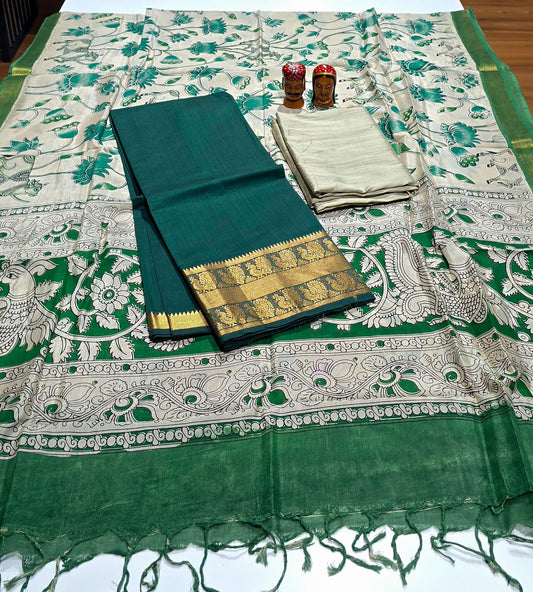 Mangalagiri 3 piece silk - MSPN07