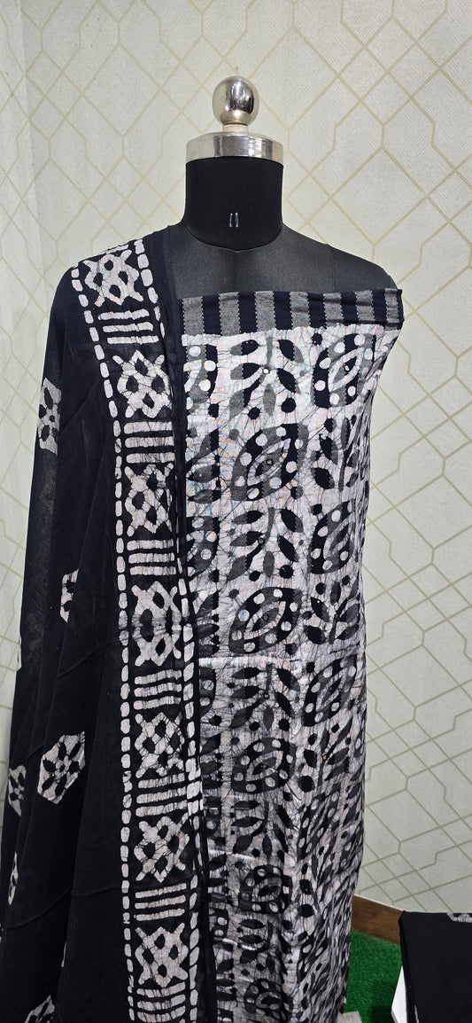 Bathik Cotton Suit - SSB27
