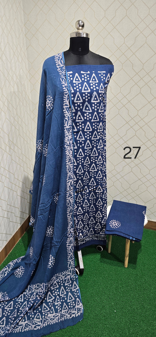 Bathik Cotton Suit - ASSB27