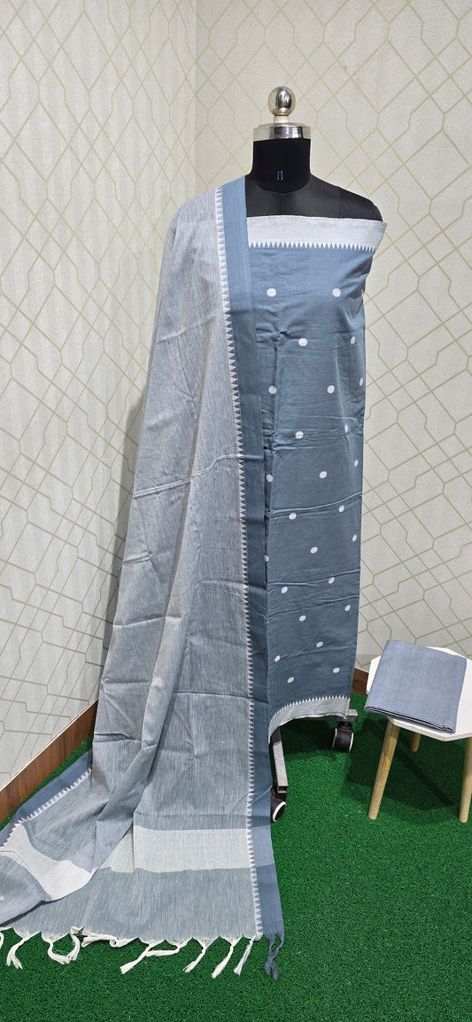 Office wear Handloom Cotton Suits - 05