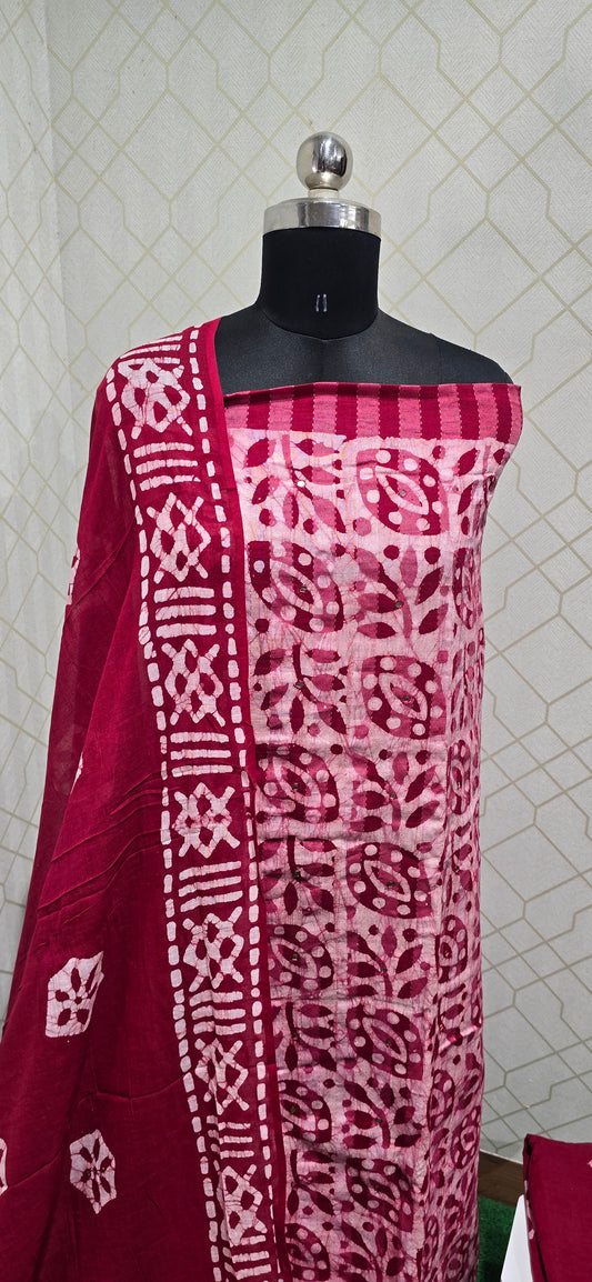Bathik Cotton Suit - SSB28