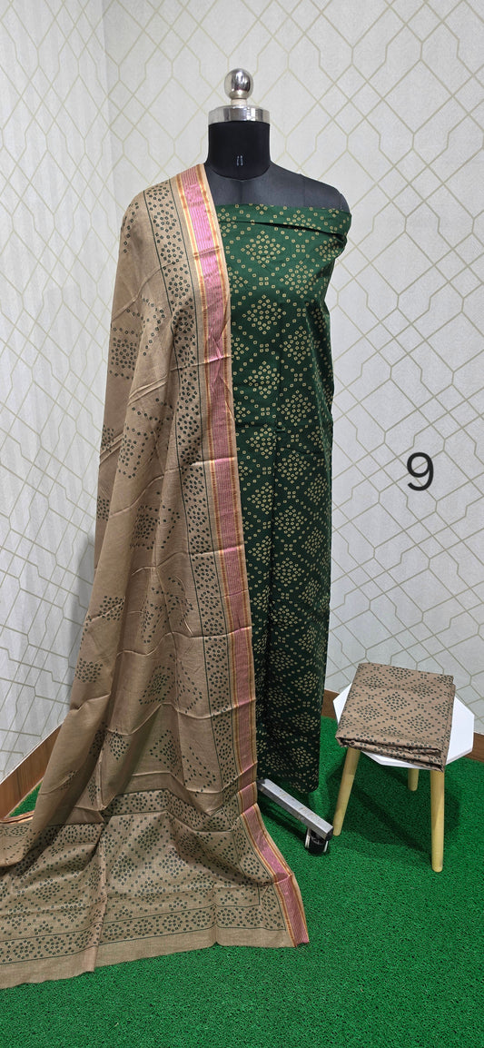 2.5 mtrs Office Wear Cotton Salwar - 09