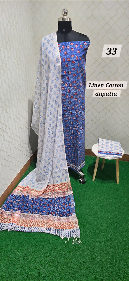 Kantha Stitched Suit - 33