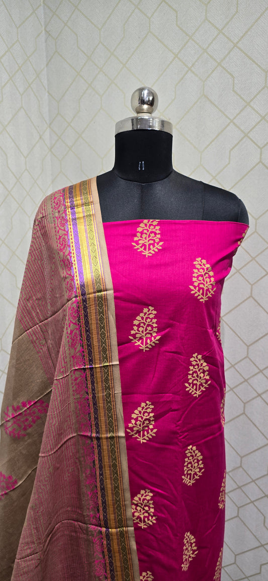 2.5 mtrs Office Wear Cotton Salwar - 09