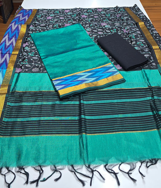 Mangalagiri 3 piece silk - MSP35