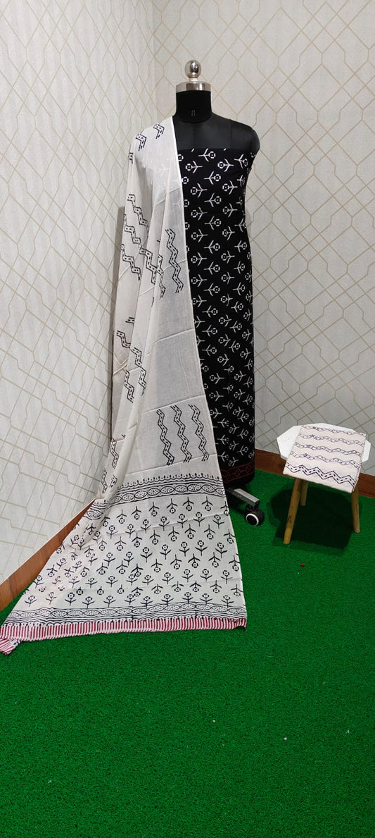 2.5 mtrs Jaipuri Cotton Suit - KS14