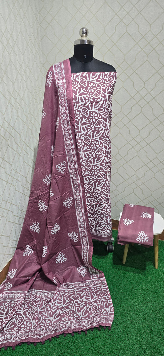 Office Wear bathik Cotton Salwar - 05