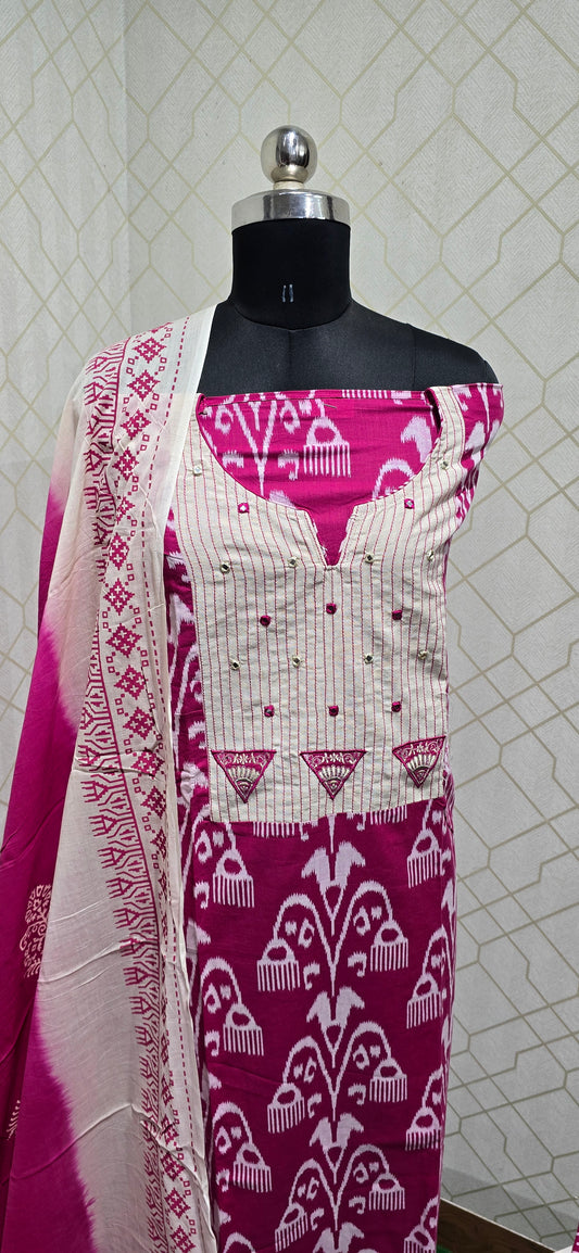Premium Pure Cotton Suit - 92