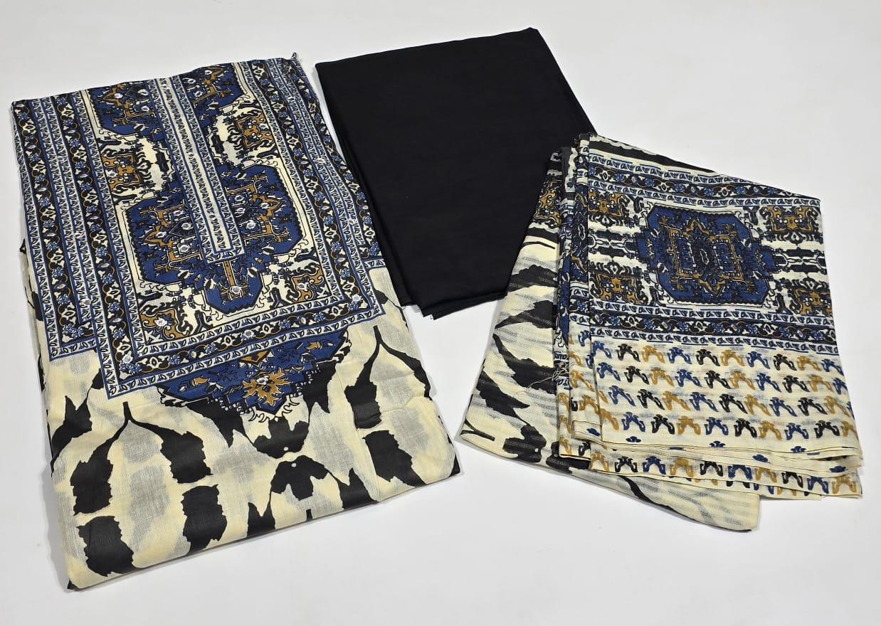 Cream cotton suit - Image 2